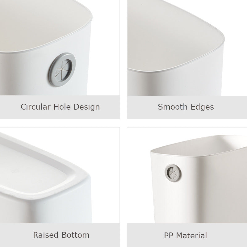 ๐ธ๐ฌ Ready Stock Hygienic Easy-to-Bag Garbage Waste Bin Rubbish Bin Trash Can Dustbin Basket Narrow Gaps No Ring Design