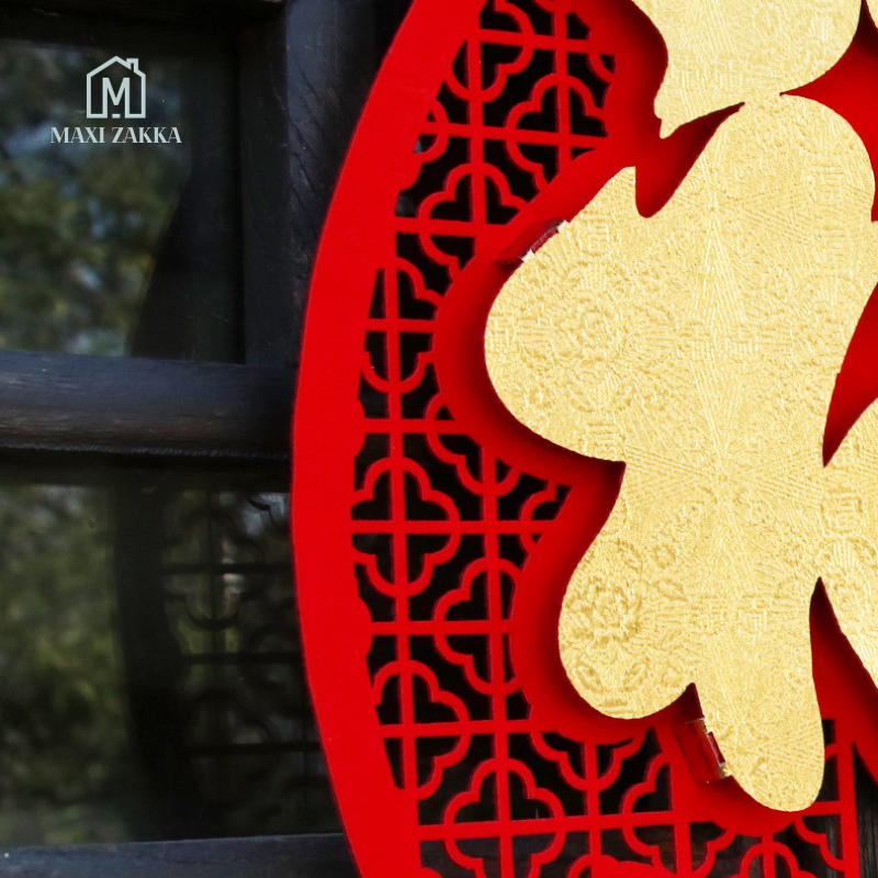 ๐ธ๐ฌ Ready Stock DIY Chinese New Year Decoration Hanging Ornament Sticker CNY Spring Festival 3D Home Door Window FU