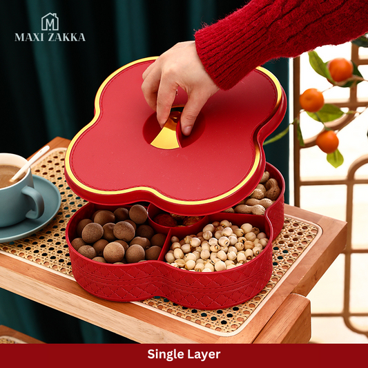 πΈπ¬ Ready Stock Candy Tray Sweet Nut Snack Platter Box Cookie Biscuit Container Plate Assortment CNY Chinese New Year