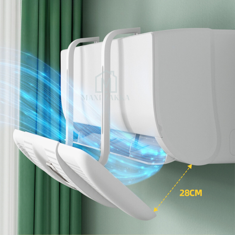 ๐ธ๐ฌ Ready Stock Universal Air Conditioner Wind Deflector Wall-Mounted Non-Drilling Anti-Direct-Blow Windproof Shield Guid