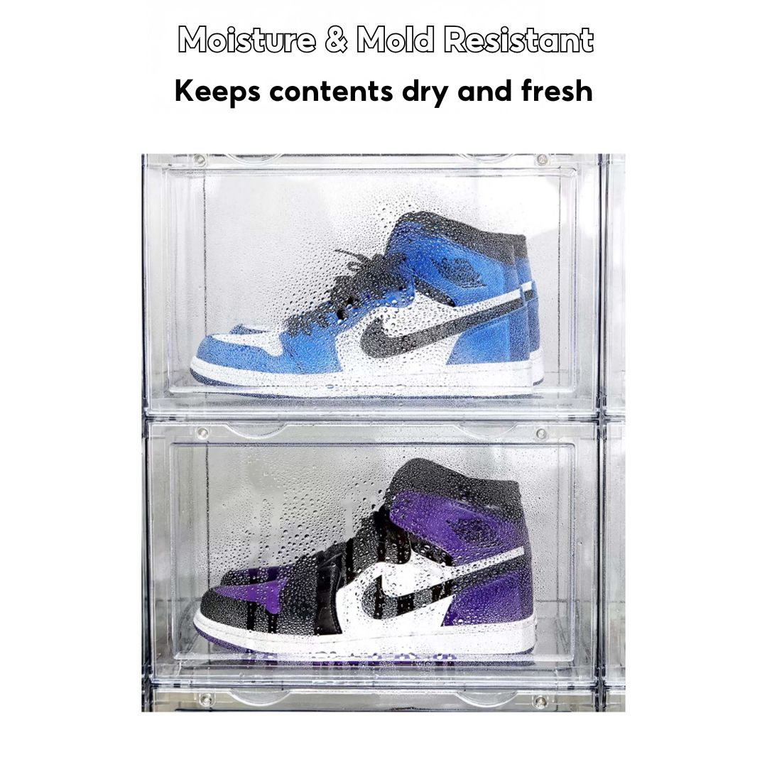 Acrylic Display Box Transparent Collectibles Case for Pop Mart, Shoes, Labubu, Lego, Toys & Bag Organizer