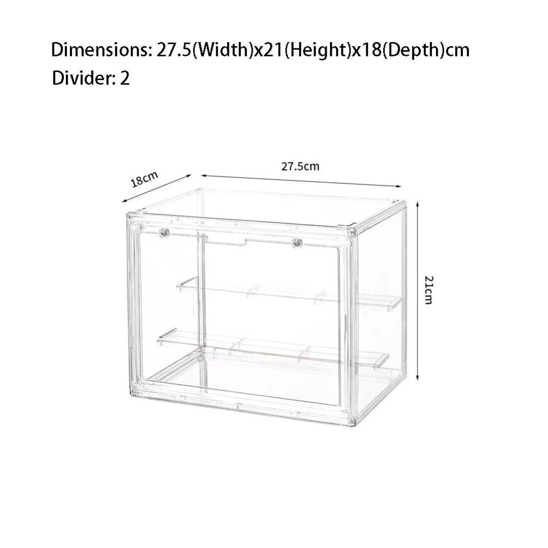 Acrylic Display Box Transparent Collectibles Case for Pop Mart, Shoes, Labubu, Lego, Toys & Bag Organizer