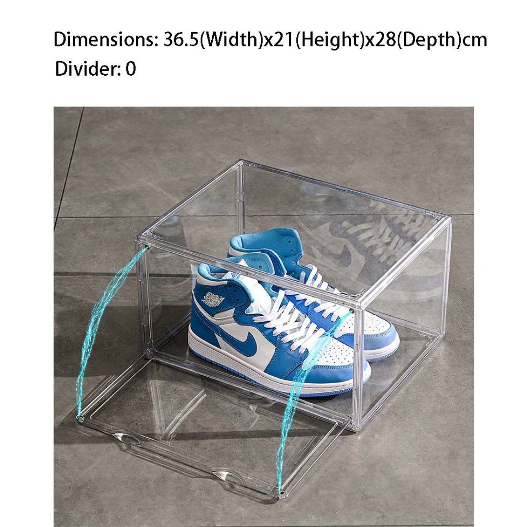 Acrylic Display Box Transparent Collectibles Case for Pop Mart, Shoes, Labubu, Lego, Toys & Bag Organizer