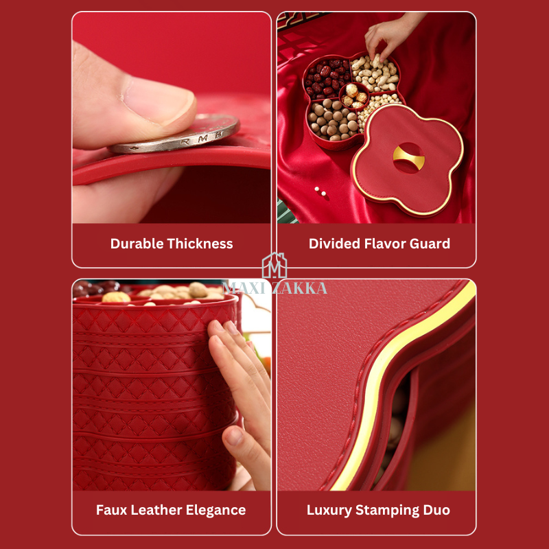 ๐ธ๐ฌ Ready Stock Candy Tray Sweet Nut Snack Platter Box Cookie Biscuit Container Plate Assortment CNY Chinese New Year