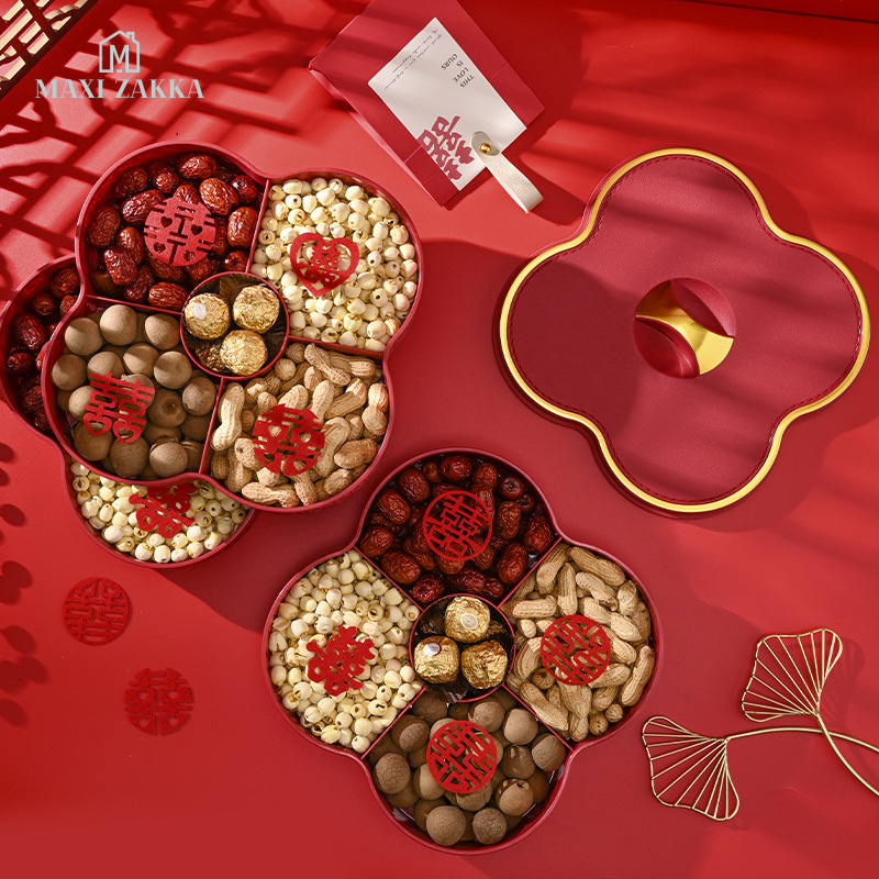 ๐ธ๐ฌ Ready Stock Candy Tray Sweet Nut Snack Platter Box Cookie Biscuit Container Plate Assortment CNY Chinese New Year