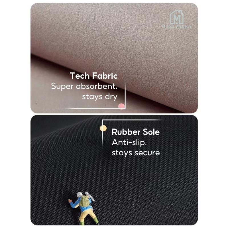 Ready Stock Red Festive CNY Diatom Floor Bath Mat Washable Non-Slip Chinese New Year Home Decor 2025 Snake Year Spring Festival