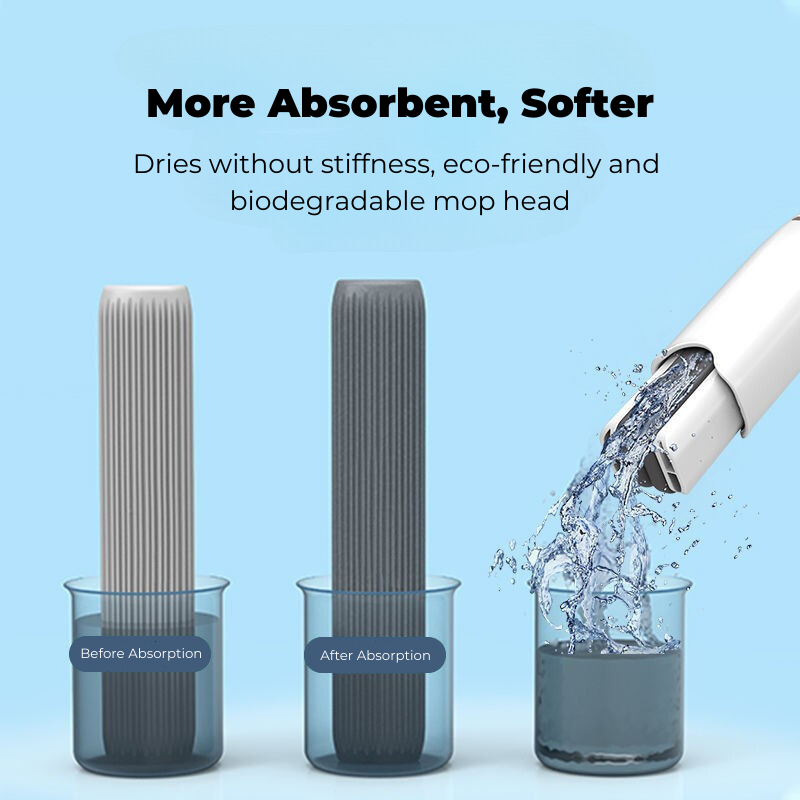 ๐ธ๐ฌ Ready Stock Hands-Free Lazy Sponge Mop Household Mini Desktop Glass Cleaning Tools Bathroom Toilet Portable Brush Car