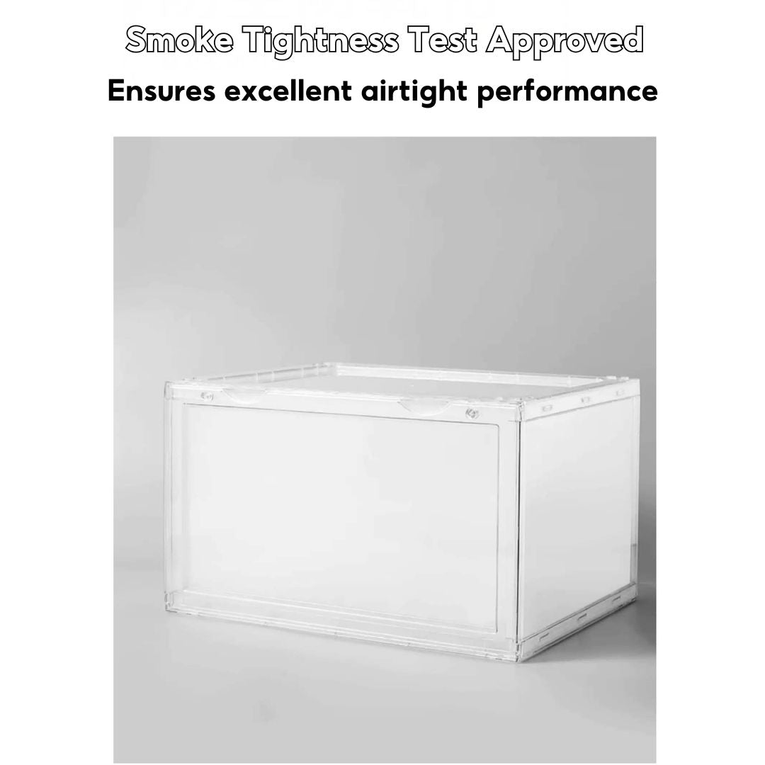 Acrylic Display Box Transparent Collectibles Case for Pop Mart, Shoes, Labubu, Lego, Toys & Bag Organizer