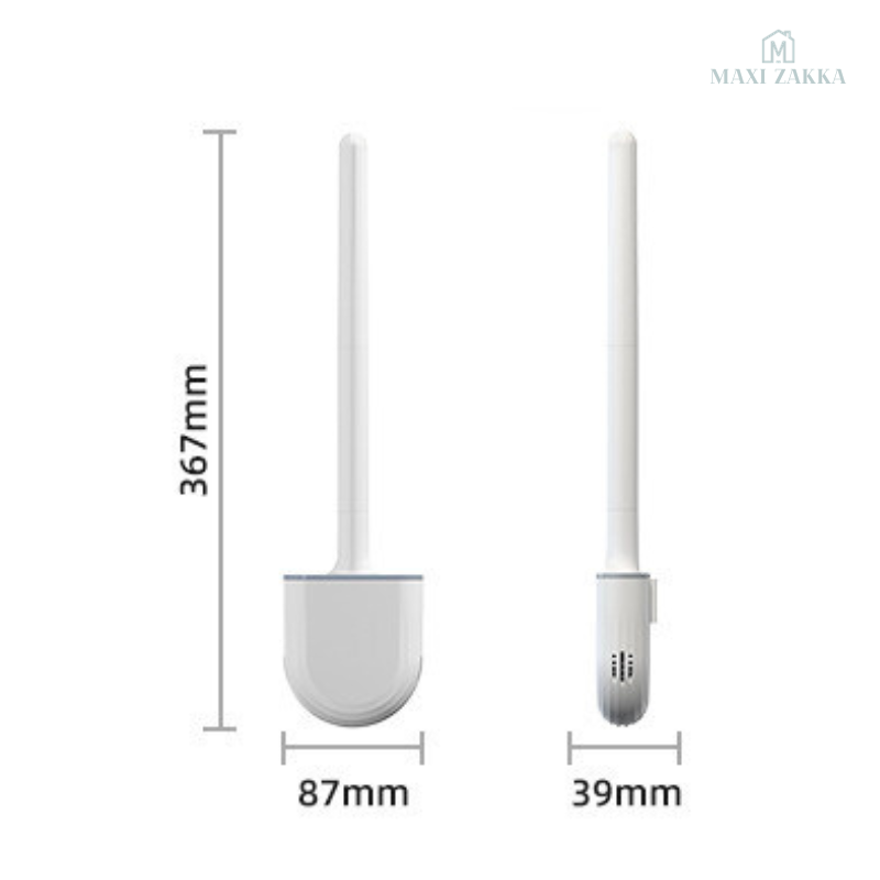 πΈπ¬ Ready Stock Toilet Brush With Holder Wall Mounted Silicone Toilet Brush Cleaning Brush Cleaner Scrubber