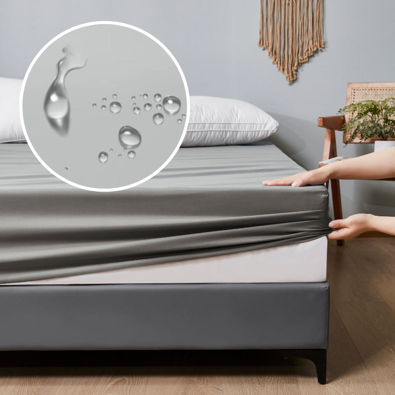 ๐ธ๐ฌ Ready Stock Waterproof Mattress Protector Fitted Bedsheet Cover King Queen Single Super Single Kids Baby Urine Pad