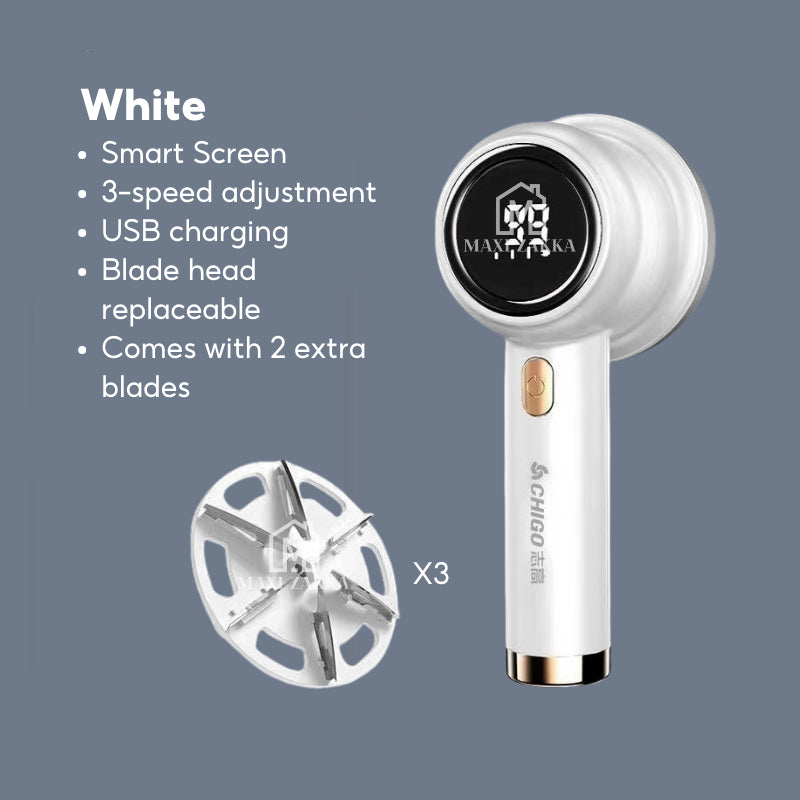 ๐ธ๐ฌ Local Stock Fabric Shaver Defuzzer Electric Lint Remover Rechargeable USB Sweater Shaver Hair Ball Trimmer