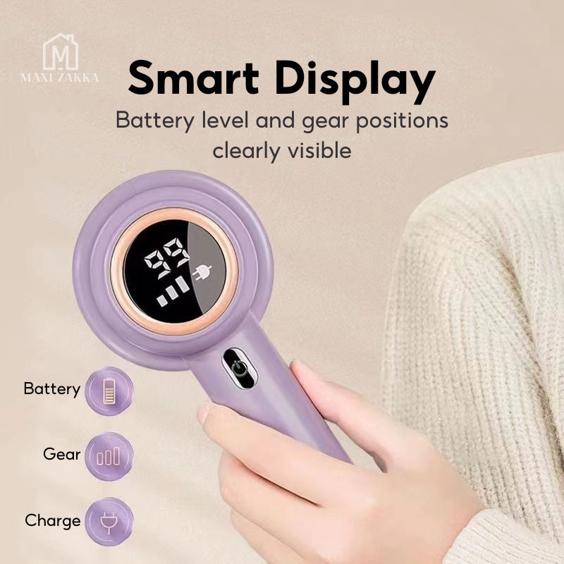 ๐ธ๐ฌ Local Stock Fabric Shaver Defuzzer Electric Lint Remover Rechargeable USB Sweater Shaver Hair Ball Trimmer