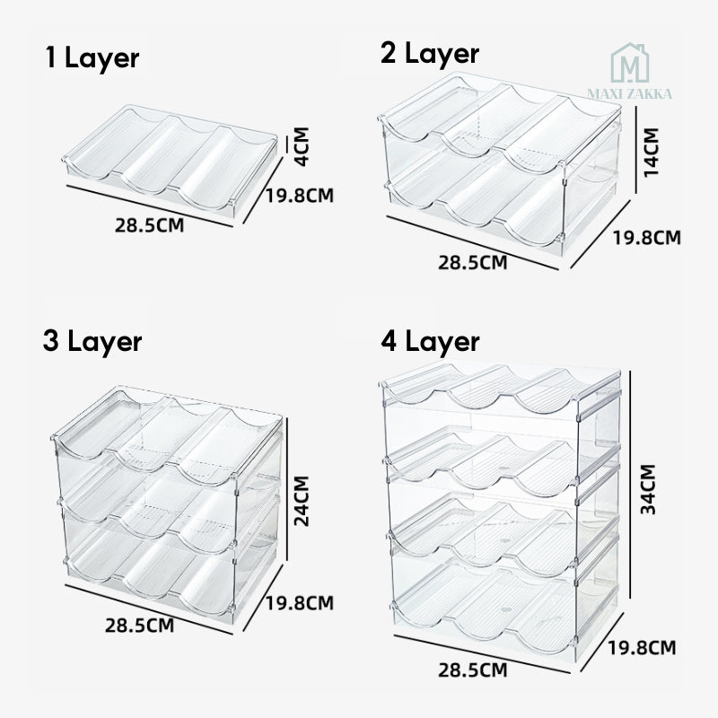 ๐ธ๐ฌ Ready Stock Water Bottle Flask Holder Stackable Thermos Storage Organizer Organiser Wine Rack Glass Umbrella Fridge