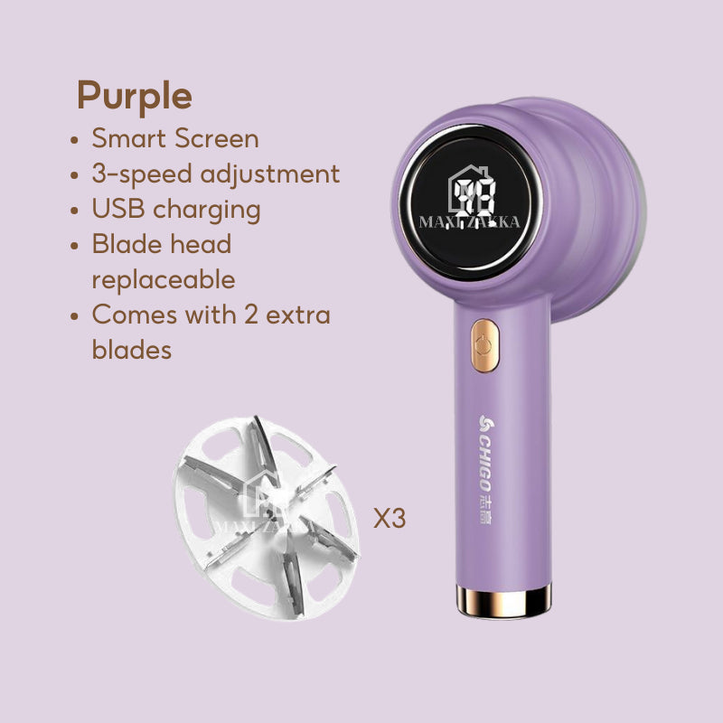 ๐ธ๐ฌ Local Stock Fabric Shaver Defuzzer Electric Lint Remover Rechargeable USB Sweater Shaver Hair Ball Trimmer