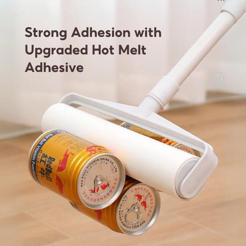 ๐ธ๐ฌ Ready Stock CHEAPEST Lint Roller Mop Dust Pet Hair Removal Extendable Rod Refill Sticky Paper Carpet Rug Bed Clothes