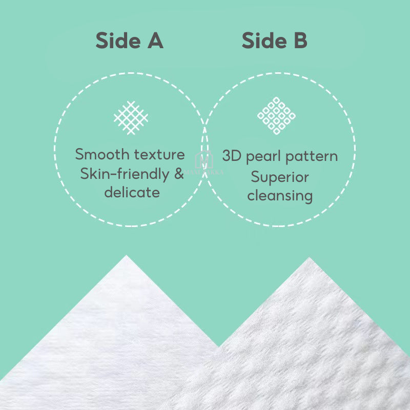 ๐ธ๐ฌ Ready Stock Disposable Towel Face Wash Towel Cleansing Tissue Beauty Makeup Removal Cotton Pearl Pattern