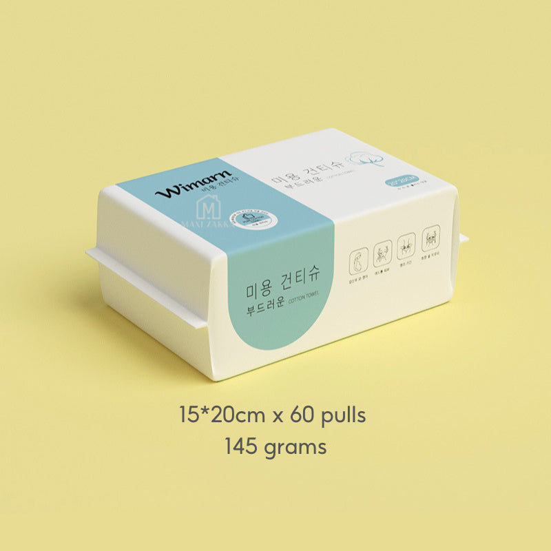 ๐ธ๐ฌ Ready Stock Disposable Towel Face Wash Towel Cleansing Tissue Beauty Makeup Removal Cotton Pearl Pattern