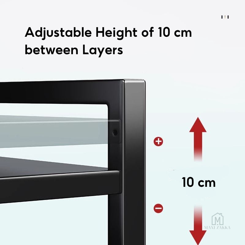 ๐ธ๐ฌ Ready Stock Microwave Rack Adjustable Oven Shelf Kitchen Countertop Organiser Storage Oven Stand Toaster Telescopic