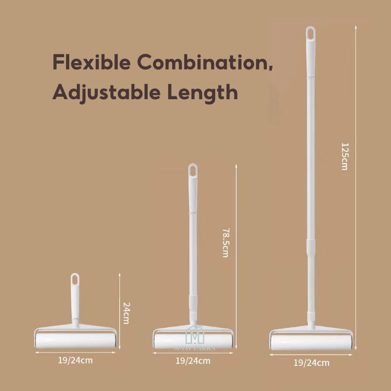 ๐ธ๐ฌ Ready Stock CHEAPEST Lint Roller Mop Dust Pet Hair Removal Extendable Rod Refill Sticky Paper Carpet Rug Bed Clothes