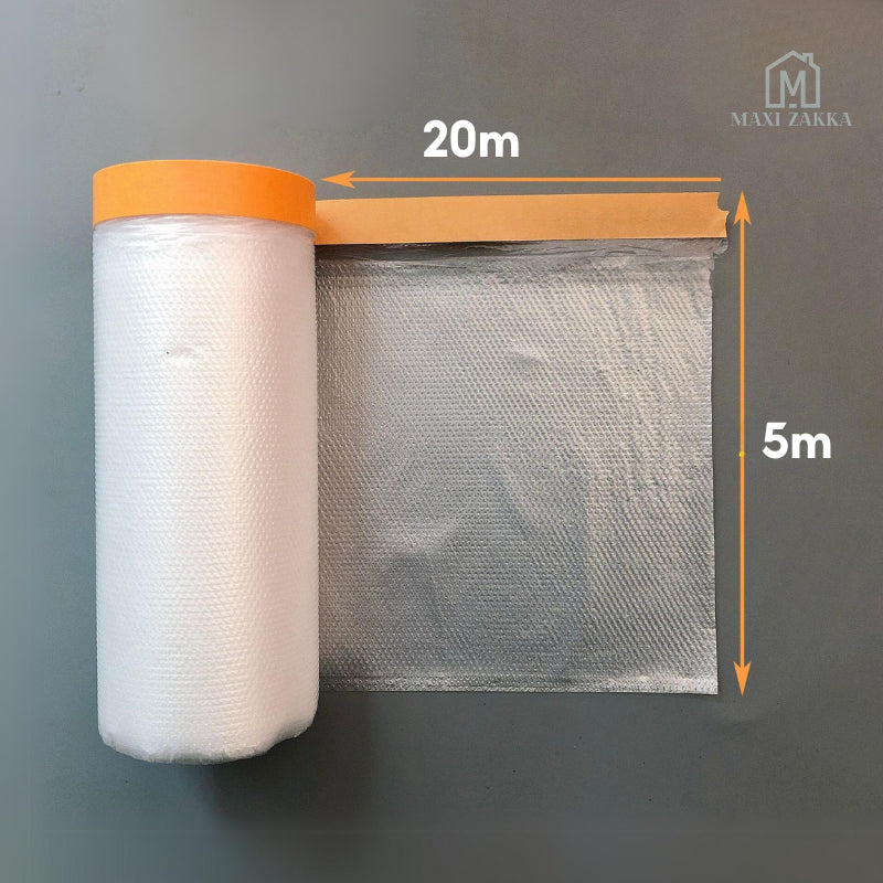 ๐ธ๐ฌ Ready Stock Plastic Dust Cover Disposable Furniture Appliance Dustproof Cover Renovation Paint Splash Protective Film