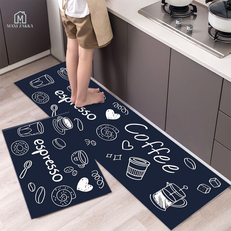 ๐ธ๐ฌ Ready Stock Long Bathroom Kitchen Floor Mat Water Absorbent Scratch Proof Anti-Slip Non-slip Door Foot Pad Carpet