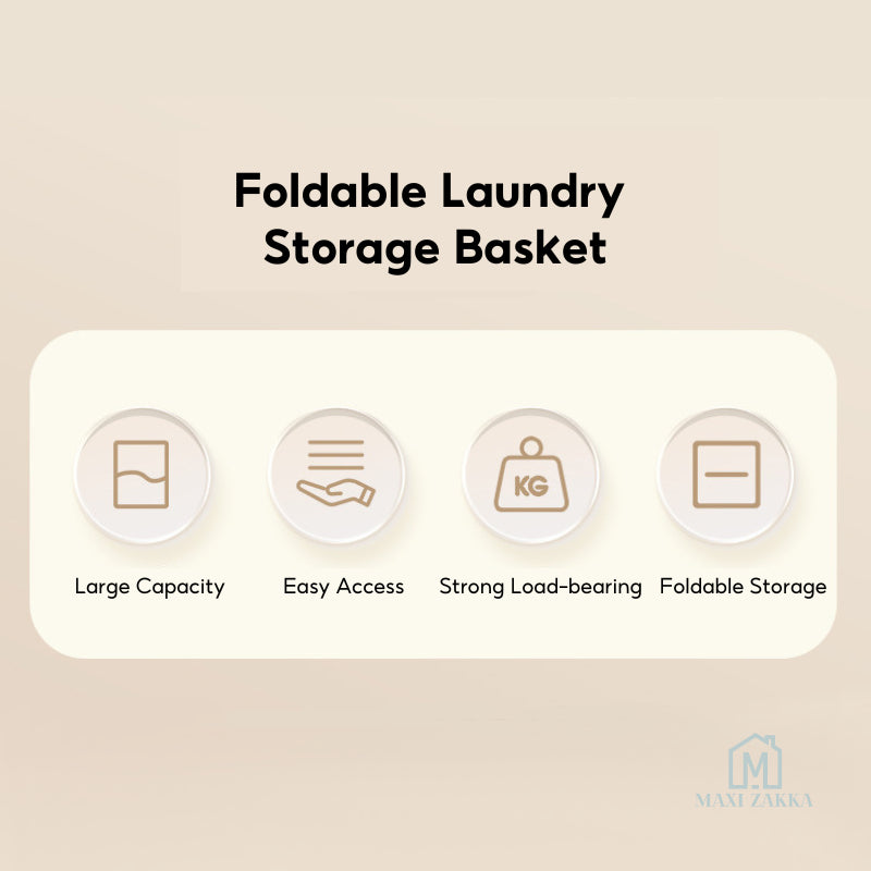 ๐ธ๐ฌ Ready Stock Foldable Laundry Basket Space Saving Clothes Storage Bag Shelves Toys Doll Book Organizer Wheel