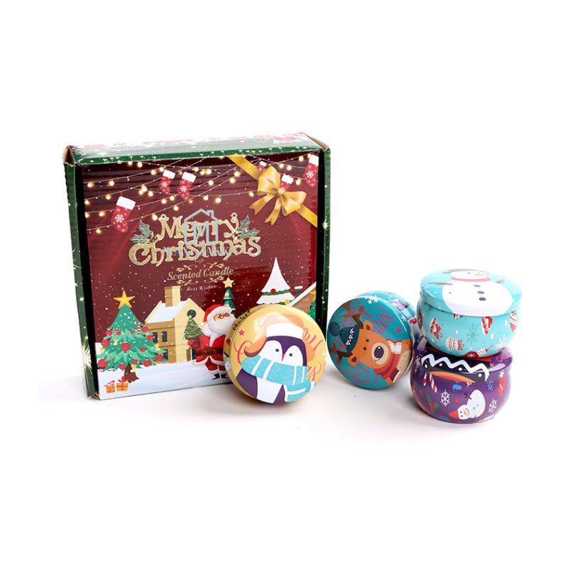 ๐ธ๐ฌ Christmas Gift Set Scented Candle Soy Wax Box Fragrance Party Gift