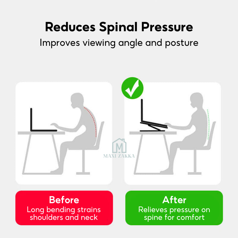 ๐ธ๐ฌ Ready Stock Stepless Laptop Stand Ergonomic Notebook Tablet 360ยฐ Rotating Foldable Carbon Steel Adjustable Height