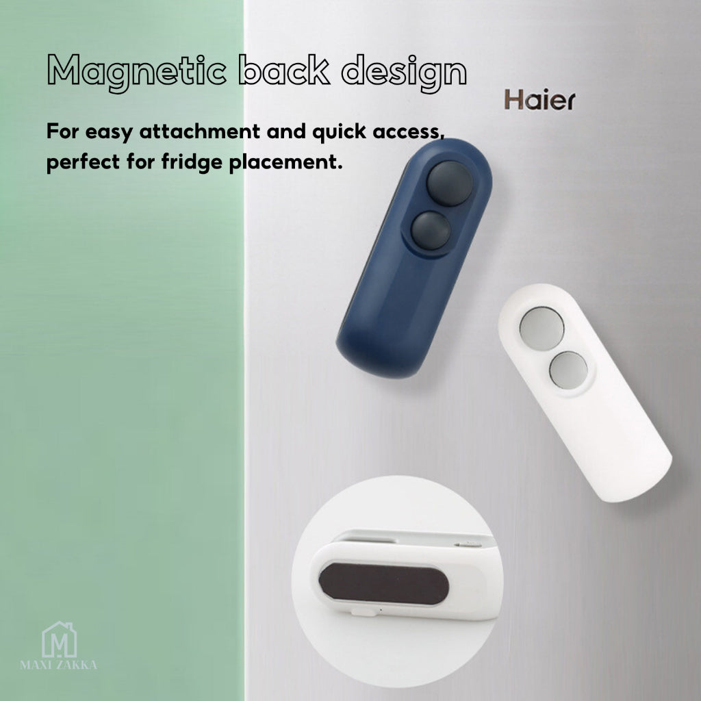 ๐ธ๐ฌ Ready Stock Mini Portable Sealer Machine Heat Sealing USB Charging Snack Food Plastic Bag Refrigerator Magnetic