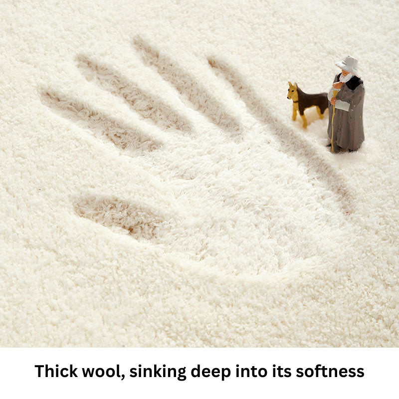 ๐ธ๐ฌ Ready Stock Lamb's Wool Tatami Rug, Soft & Durable, Ideal for Bedroom & Living Room, Home Decor & Bedside Foot Mat