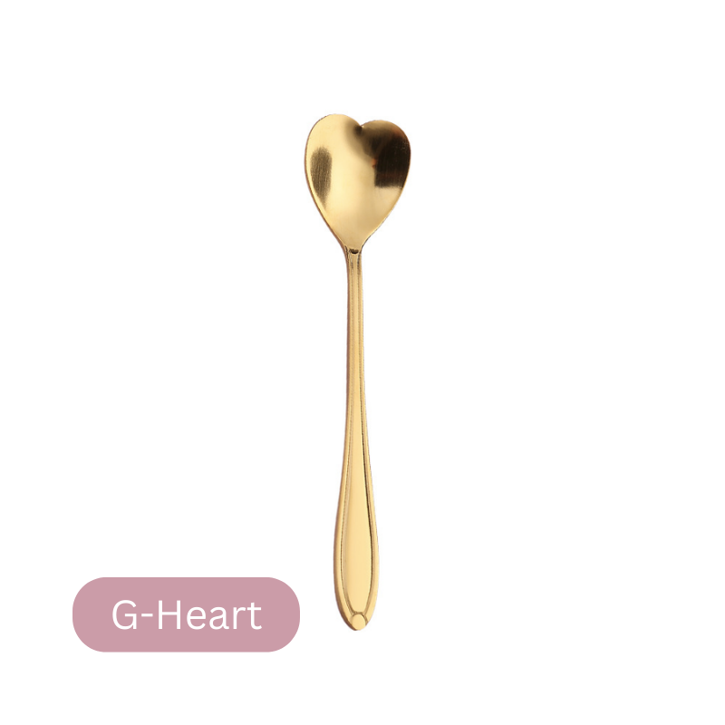๐ธ๐ฌ Stainless Steel Flower Spoon Short Handle Home Dessert Stirring Spoon Wedding Gift Cherry Blossom Design Titanium