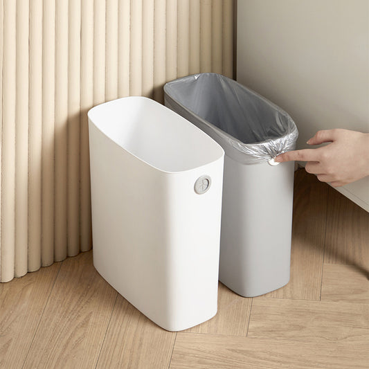 🇸🇬 Ready Stock Hygienic Easy-to-Bag Garbage Waste Bin Rubbish Bin Trash Can Dustbin Basket Narrow Gaps No Ring Design