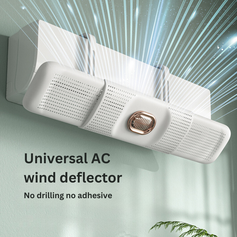 🇸🇬 Ready Stock Universal Air Conditioner Wind Deflector Wall-Mounted Non-Drilling Anti-Direct-Blow Windproof Shield Guid