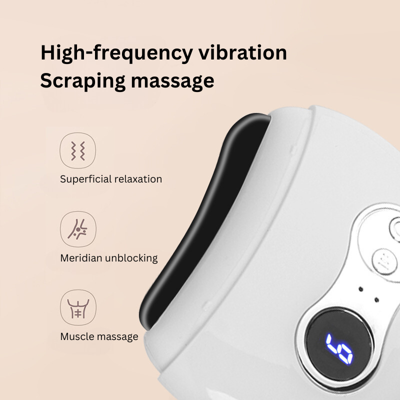 🇸🇬 Ready Stock Electric Stone Scraping Board Intelligent Facial Lift Scraper Beauty Meridian Massager Gua Sha Device