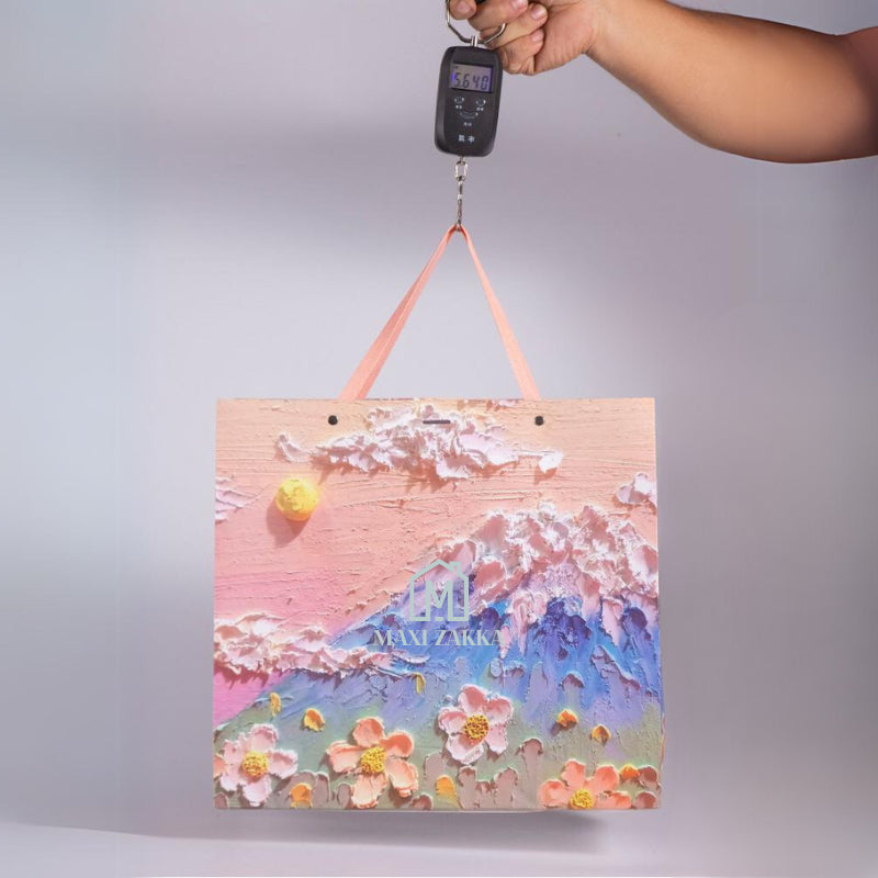 🇸🇬 Ready Stock 3D Oil Painting Gift Paper Gag Beautiful Birthday Gift Holiday Mother's Valentine's Day Party Festival