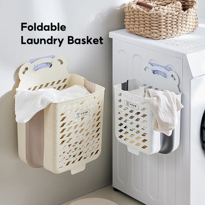 🇸🇬 Ready Stock Foldable Laundry Basket Space Saving Dirty Clothes Storage Bag Shelves Toy Organizer Bathroom Large Capac