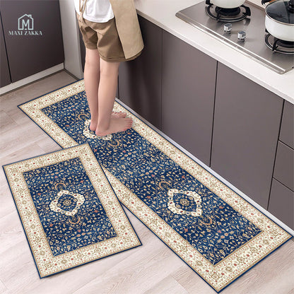 🇸🇬 Ready Stock Long Bathroom Kitchen Floor Mat Water Absorbent Scratch Proof Anti-Slip Non-slip Door Foot Pad Carpet