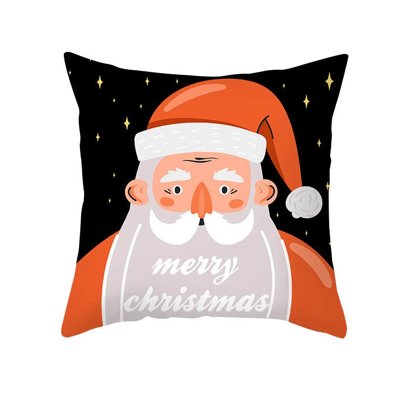 🇸🇬 Christmas Decoration Red Cushion Cover 45 x 45 cm Throw Pillow Sofa Pillow Cover Case Single Sided Print