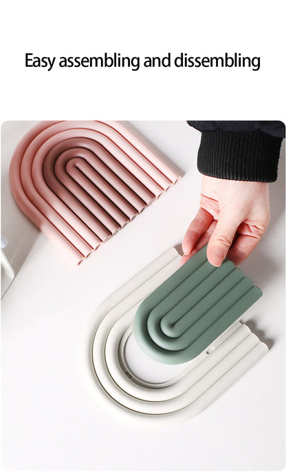 Kitchen Pads Coasters Anti Scalding Dining Table Mat Pot Bowl Mat Pad Non-slip Heat Resistant