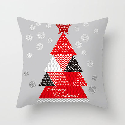 🇸🇬 Christmas Decoration Red Cushion Cover 45 x 45 cm Throw Pillow Sofa Pillow Cover Case Single Sided Print