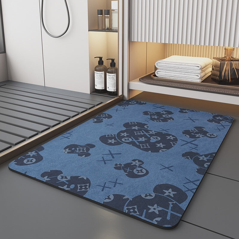 New Generation Absorbent Soft Anti-Slip Diatomite Floor Mat - Bears Designs