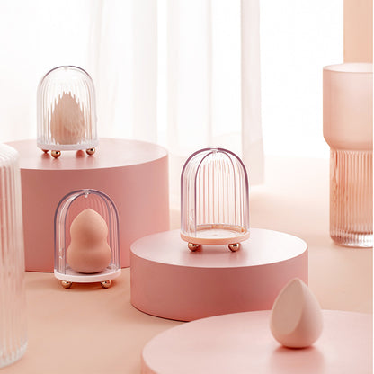 Birdcage Makeup Sculpting Blending Sponge Beauty Blender Cosmetic Powder Puff Stand Holder Organizer Shelf