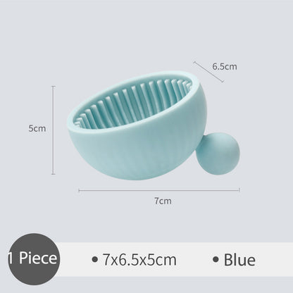 Brush Cleaning Cup Silicone Makeup Cleaning Brush Scrubber Cup Portable Washing Tool Cosmetic Brush Cleaner Mat