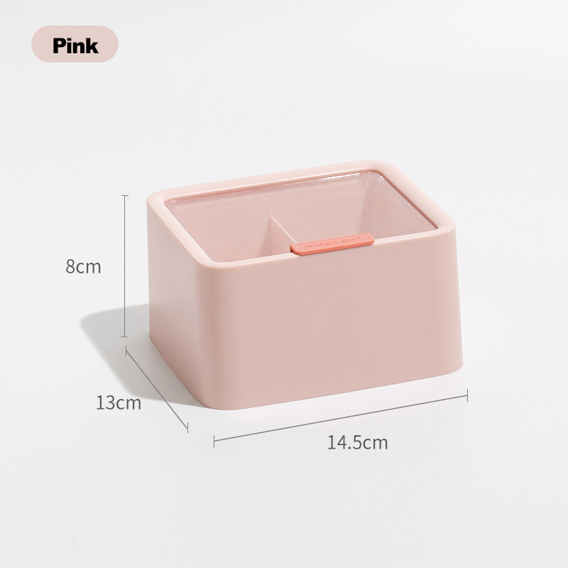 Anti-dust Waterproof Cotton Pad Cotton Swab Makeup Sponge Lipstick Hair Accessories Dustproof Storage Box Container