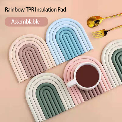 Kitchen Pads Coasters Anti Scalding Dining Table Mat Pot Bowl Mat Pad Non-slip Heat Resistant