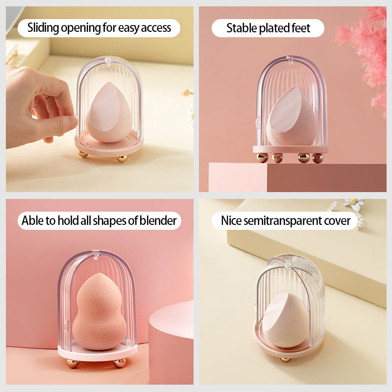 Birdcage Makeup Sculpting Blending Sponge Beauty Blender Cosmetic Powder Puff Stand Holder Organizer Shelf