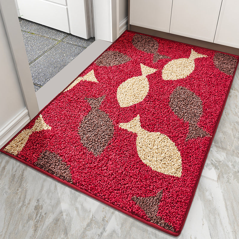 🇸🇬 Ready Stock Chinese New Year Decoration Home Entry Mat Bedroom Carpet Door Kitchen Floor Absorbent Bathroom Mats