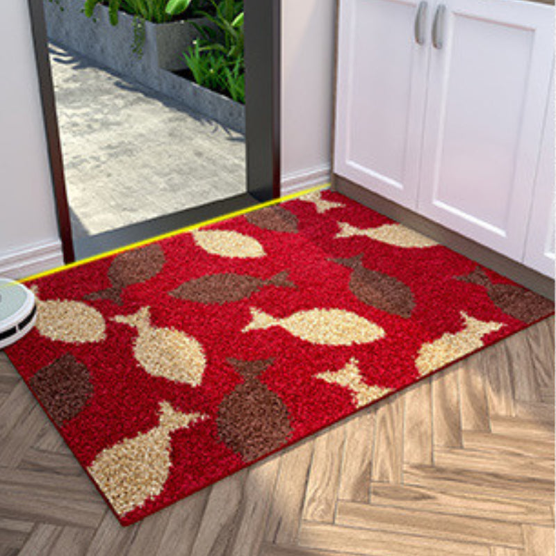 🇸🇬 Ready Stock Chinese New Year Decoration Home Entry Mat Bedroom Carpet Door Kitchen Floor Absorbent Bathroom Mats