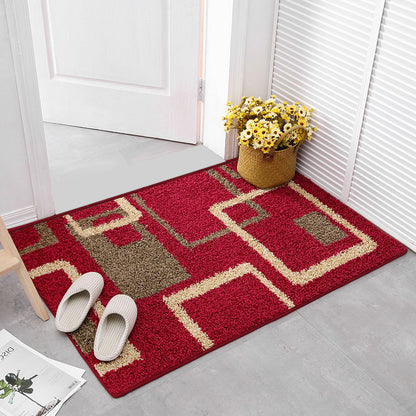 🇸🇬 Ready Stock Chinese New Year Decoration Home Entry Mat Bedroom Carpet Door Kitchen Floor Absorbent Bathroom Mats